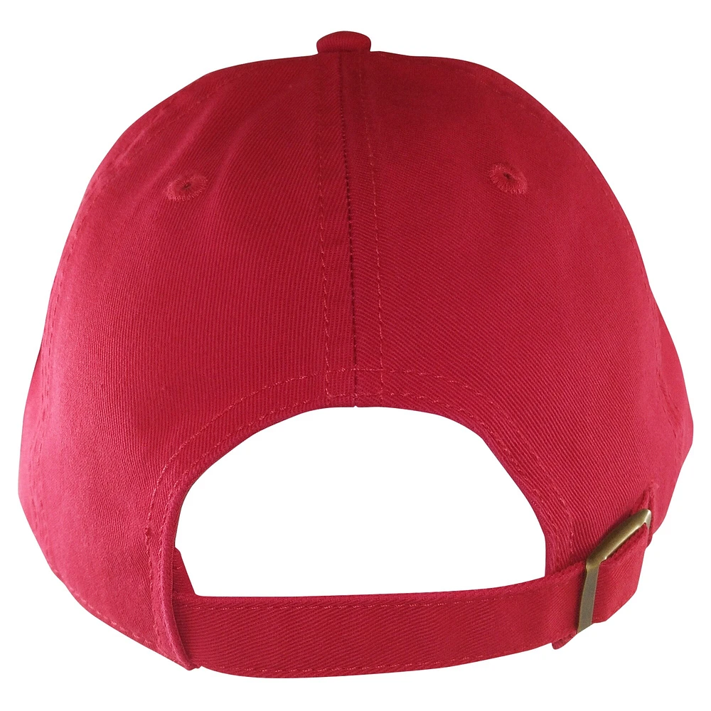 Casquette réglable American Needle rouge des Flames de Calgary pour hommes, ligne bleue