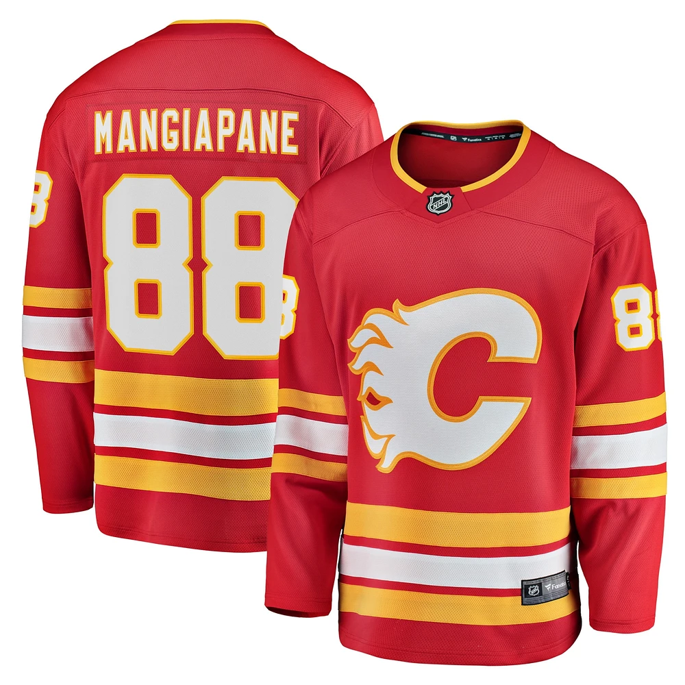 Fanatics pour hommes Andrew Mangiapane Rouge Calgary Flames Home Breakaway Player Maillot