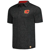Men's Fanatics Calgary Flames Authentic Pro Jacquard Polo