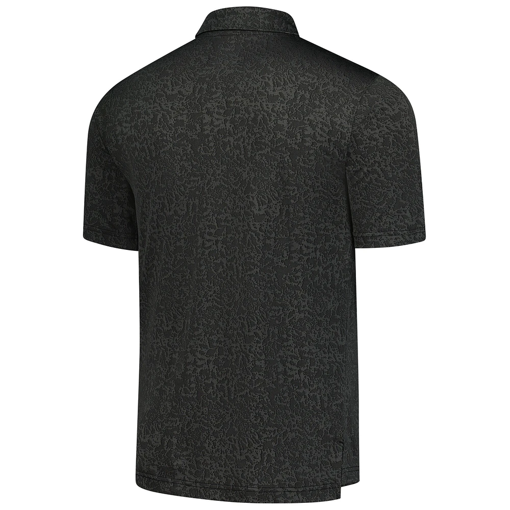 Men's Fanatics Calgary Flames Authentic Pro Jacquard Polo