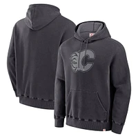 Men's Fanatics Black Calgary Flames Made Canada Pullover Hoodie