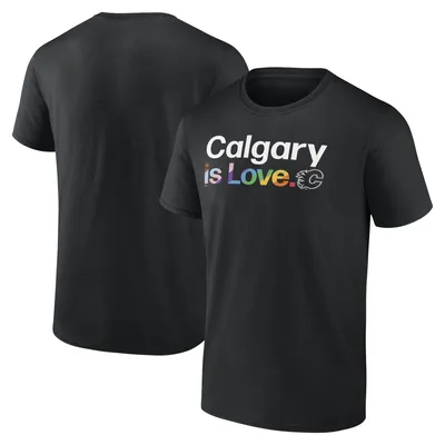 Calgary Flames Fanatics Branded City Pride T-Shirt - Black