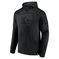 Sweat à capuche manches raglan Black Ice Defender Calgary Flames Fanatics pour hommes