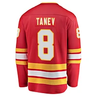 Fanatiques masculins de marque Christopher Tanev Red Calgary Flames Home Breakaway - Maillot joueur