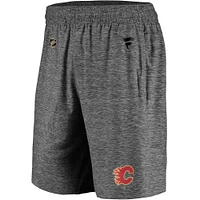 Short hors-glace authentique Fanatics Calgary Flames gris pour homme