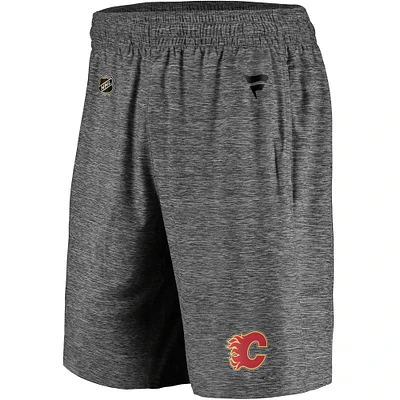 Short hors-glace authentique Fanatics Calgary Flames gris pour homme