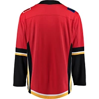 Men's Fanatics Red Calgary Flames Alternate Breakaway - Blank Jersey