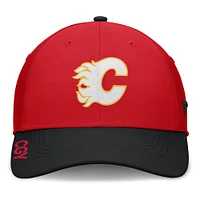 Men's Fanatics Red Calgary Flames Authentic Pro Rink Flex Hat