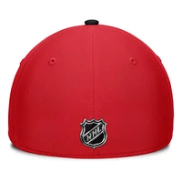 Men's Fanatics Red Calgary Flames Authentic Pro Rink Flex Hat