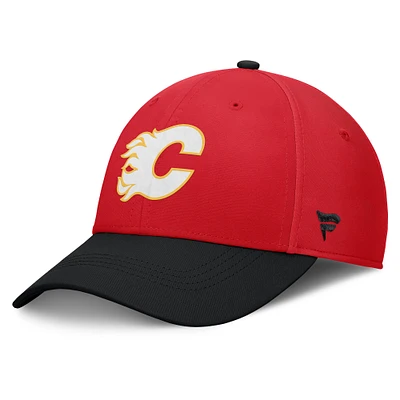 Men's Fanatics Red Calgary Flames Authentic Pro Rink Flex Hat