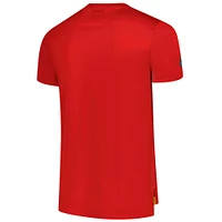 T-shirt authentique Pro Tech rouge des Flames de Calgary pour homme