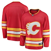 Hommes Fanatics Branded Red Calgary Flames 2020/21 Domicile - Maillot Premier Breakaway