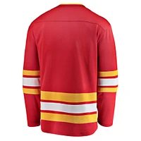 Hommes Fanatics Branded Red Calgary Flames 2020/21 Domicile - Maillot Premier Breakaway