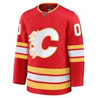 Men's Fanatics Red Calgary Flames Home Premium Custom Jersey