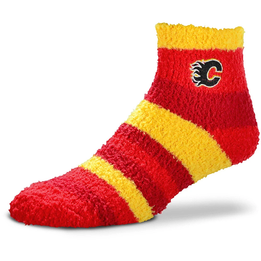 Chaussettes mi-longues arc-en-ciel pour hommes Calgary Flames pour pieds nus