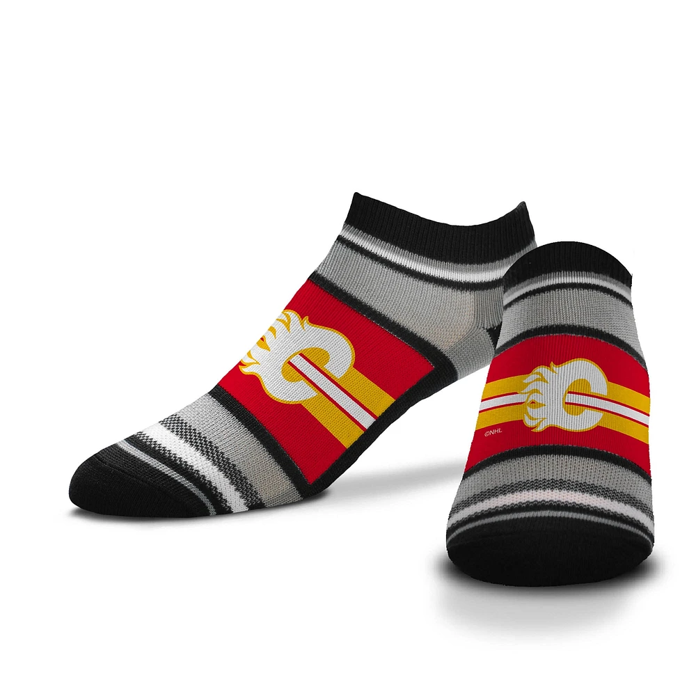 Pour hommes For Bare Feet Calgary Flames Streak - Chaussettes mi-hautes