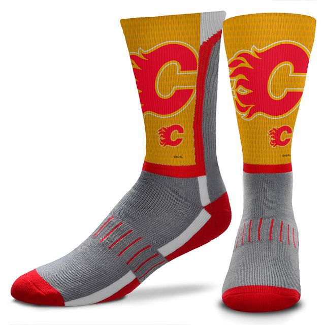 Chaussettes mi-mollet For Bare Feet Calgary Flames Zoom II pour hommes