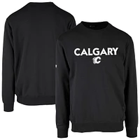 Men's Levelwear  Black Calgary Flames Zane City Capsule Pullover Sweatshirt