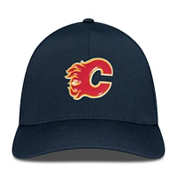 Casquette Zeta Insignia Core Flex noire pour homme des Flames de Calgary Levelwear