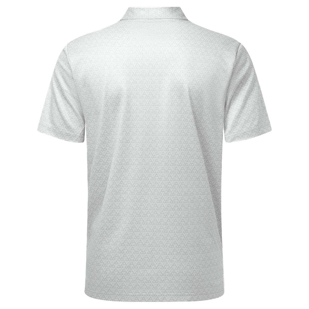 Men's Levelwear White Calgary Flames System Insignia Core Polo
