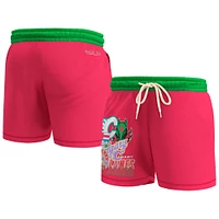 Men's Mitchell & Ness Pink Calgary Flames  Party Mix Shorts