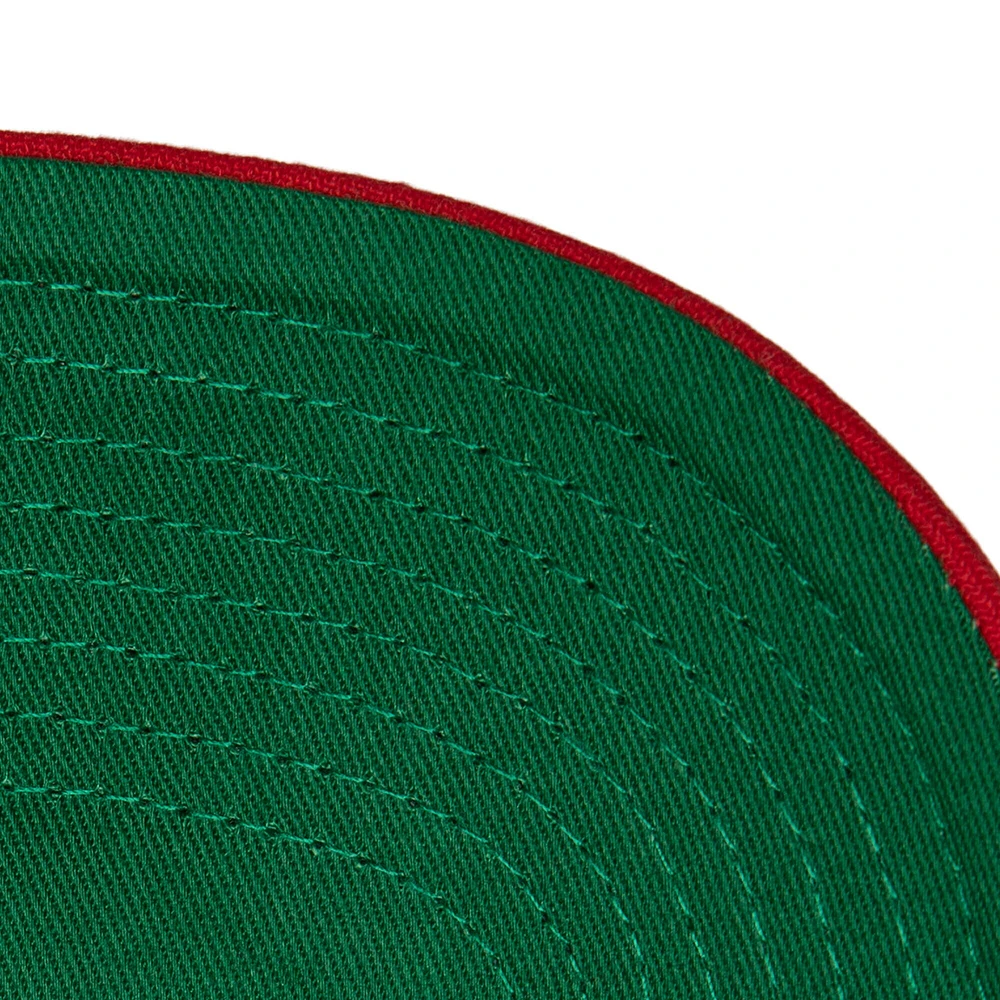 Casquette ajustable Mitchell & Ness pour homme Calgary Flames Core Team Ground Pro rouge