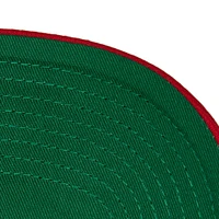 Casquette ajustable Mitchell & Ness pour homme Calgary Flames Core Team Ground Pro rouge