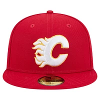 Men's New Era Red Calgary Flames 59FIFTY Fitted Hat