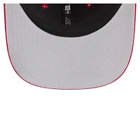 Men's New Era Red Calgary Flames 9SEVENTY Stretch-Snap Trucker Hat