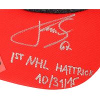 Michael Frolik Calgary Flames Autographed Cap with 1st NHL Hat Trick 10/31/15 Inscription