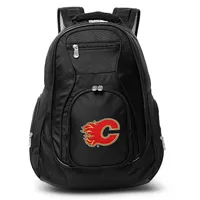 Calgary Flames MOJO 19'' Laptop Travel Backpack - Black