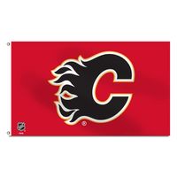 Red Calgary Flames 3' x 5' Banner Flag