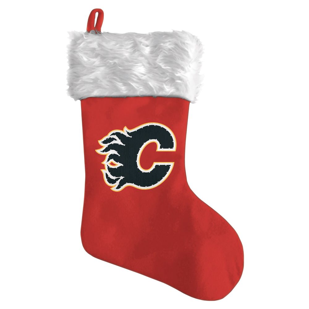 Red Calgary Flames Light-Up Stocking