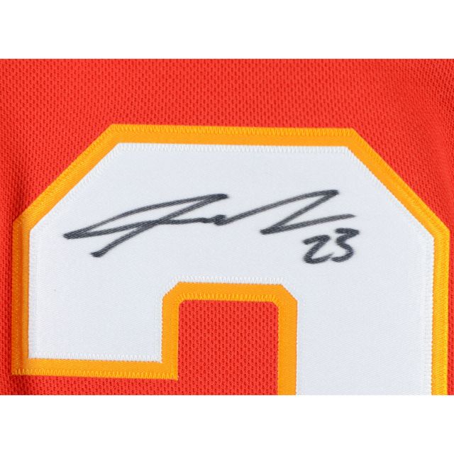 Sean Monahan Calgary Flames Dédicacé Alternatif Adidas Authentique Maillot Rouge