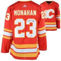 Sean Monahan Calgary Flames Autographed Red Alternate Adidas Authentic Jersey