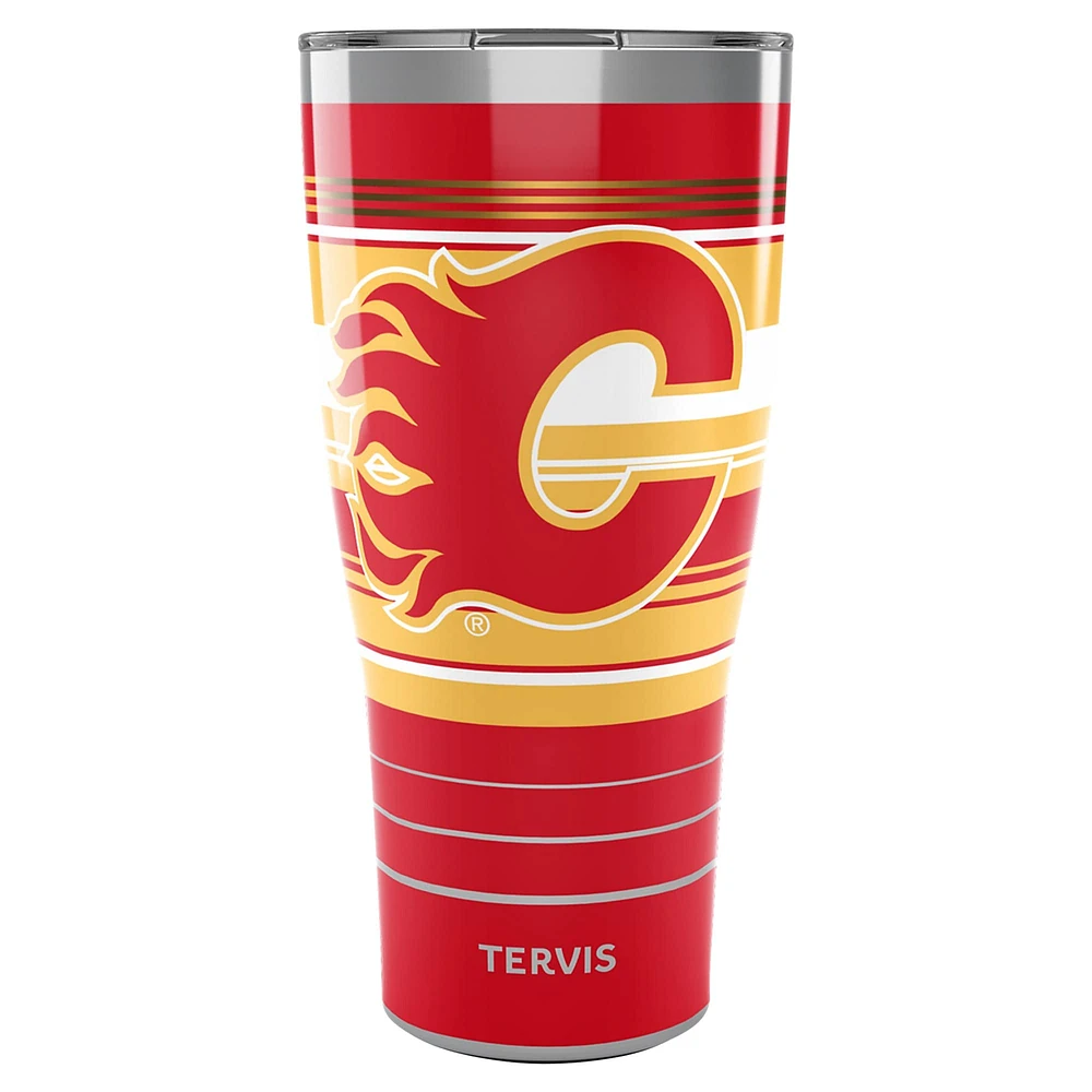 Tervis Calgary Flames 30oz. Hype Stripes Stainless Steel Tumbler