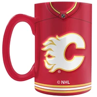 Le Sports Vault Calgary Flames 20 oz. Tasse sculptée en jersey