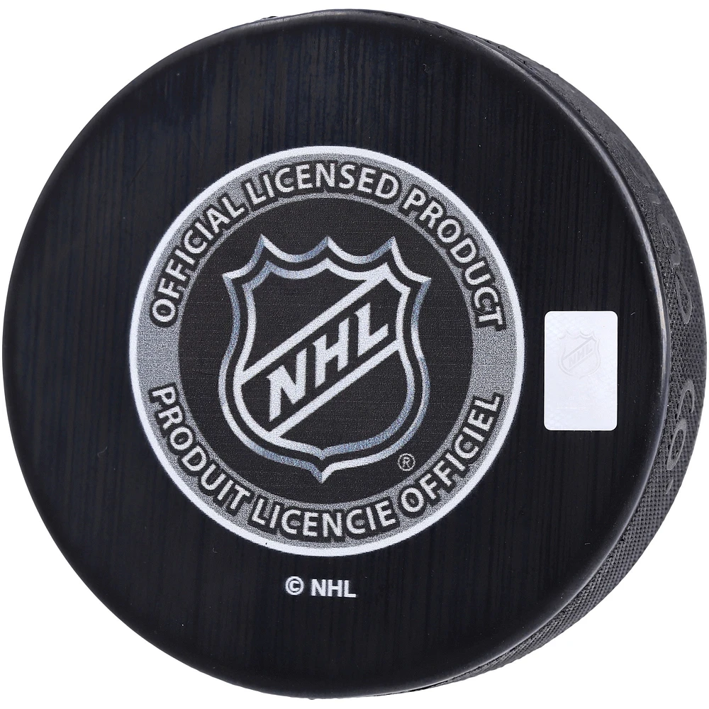 Tyler Toffoli Calgary Flames Autographed 2010 NHL Draft Logo Hockey Puck