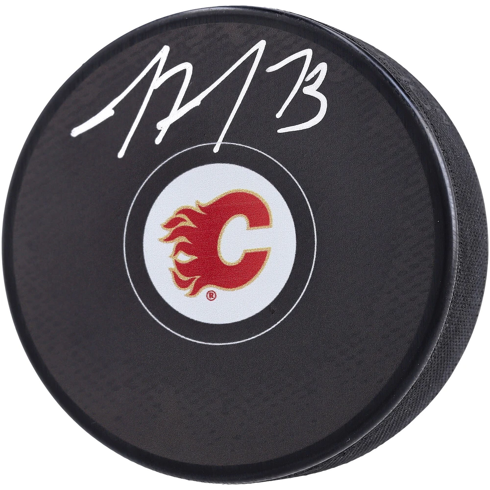 Tyler Toffoli Calgary Flames Rondelle de hockey autographiée