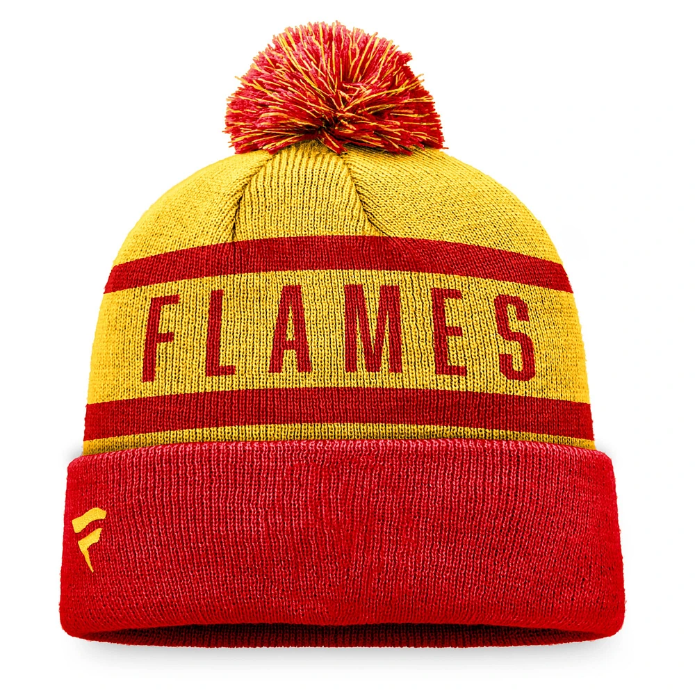 Unisex Fanatics Calgary Flames Scarf, Glove & Knit Combo Pack