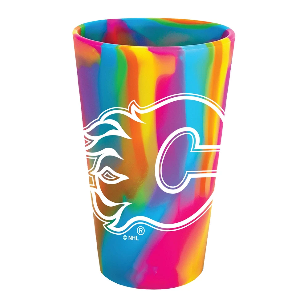 WinCraft Calgary Flames 16oz. Fashion Silicone Pint Glass