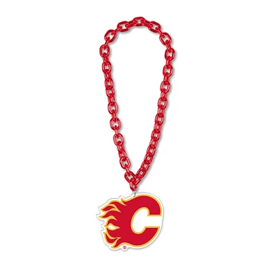 Collier WinCraft avec grand logo des Flames de Calgary
