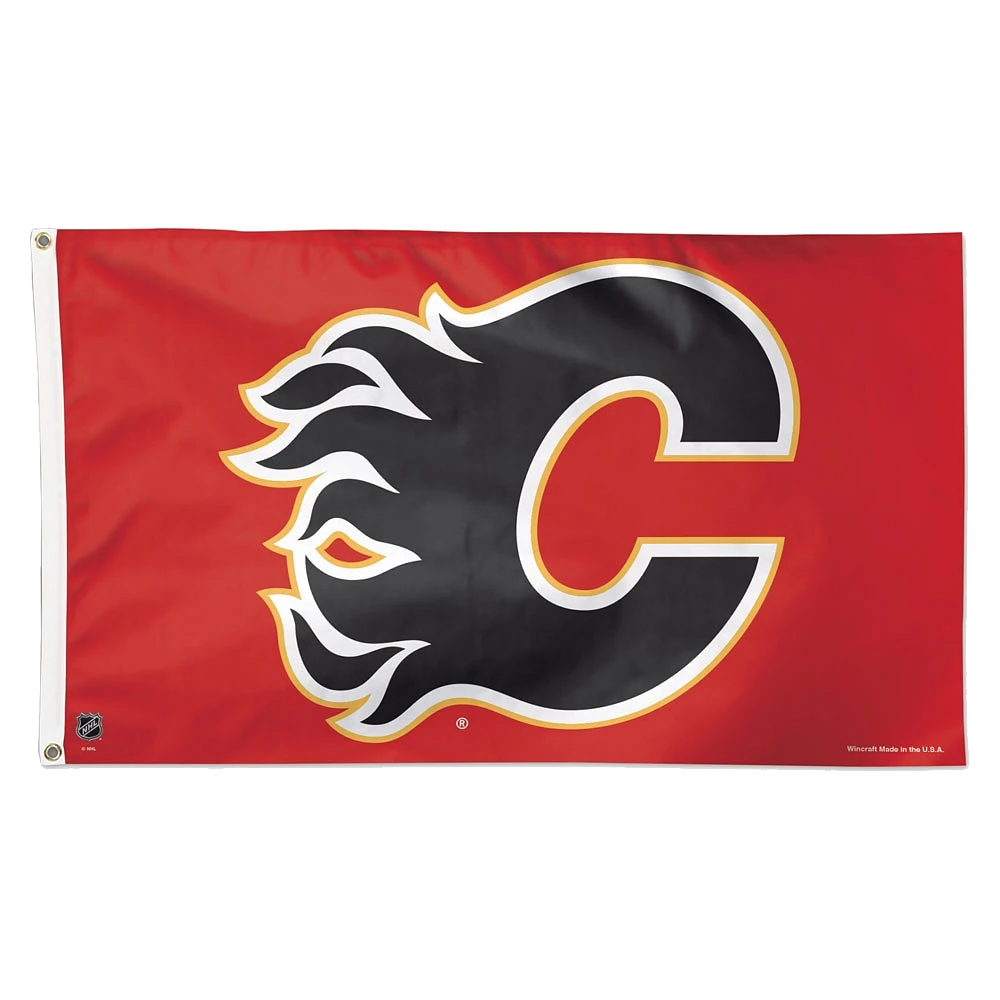 WinCraft Calgary Flames Deluxe 3' x 5' One-Sided Flag