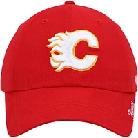 Casquette réglable Miata Clean Up de l'équipe des Flames de Calgary rouge '47 pour femmes