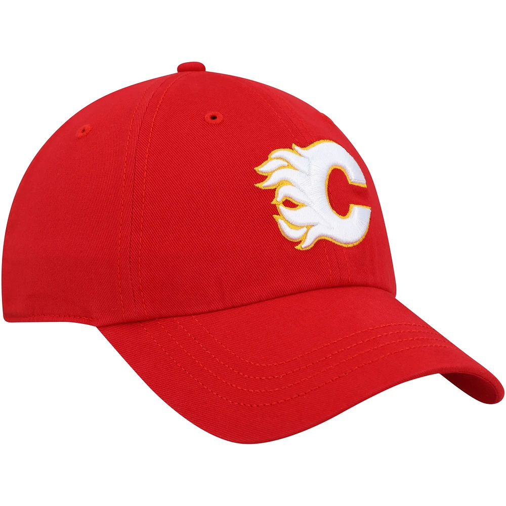 Casquette réglable Miata Clean Up de l'équipe des Flames de Calgary rouge '47 pour femmes