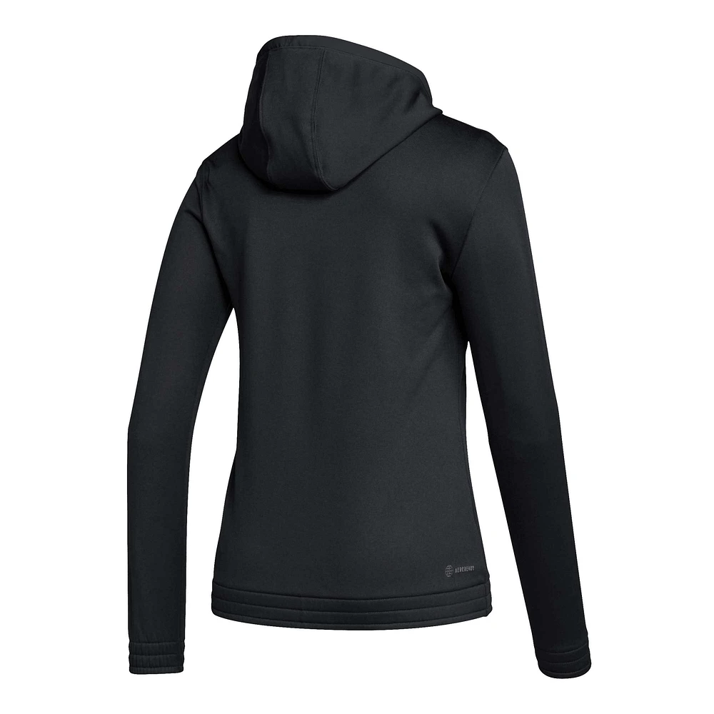 Chandail à capuchon adidas noir pour femmes des Flames de Calgary Chrome Dip AEROREADY