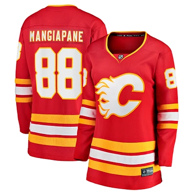 Fanatics féminins Andrew Mangiapane Red Calgary Flames Home Breakaway - Maillot de joueur