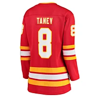 Fanatiques féminines de marque Christopher Tanev Red Calgary Flames Home Breakaway - Maillot joueur