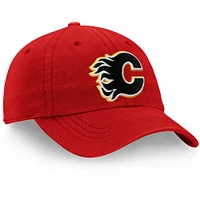 Women's Fanatics Red Calgary Flames Core Primary Logo - Adjustable Hat