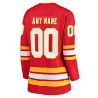 Women's Fanatics Red Calgary Flames Home - Breakaway Custom Jersey